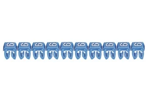 CAB3 NUMERO 6 0,5-1,5 MM2 AZUL - LEGRAND REF 038216