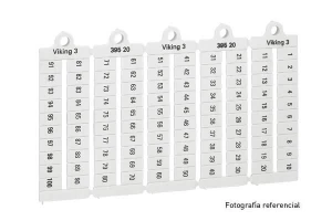 PLACAS DE MARCA HORIZ.P5 1-50 LEGRAND REF 039509