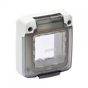 TAPA ESTANCA TRANSPARENTE 2 MODULO GEWISS REF GW27403