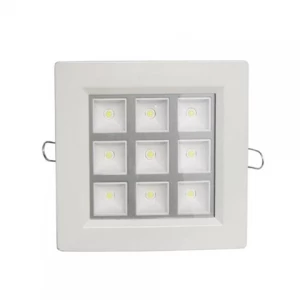 Foco Led embutido 9W Cuadrado