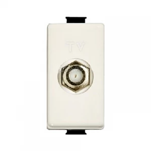 MODULO TV-CABLE MATIX 2P T BLANCO 10A 250V BTICINO REF AM5152