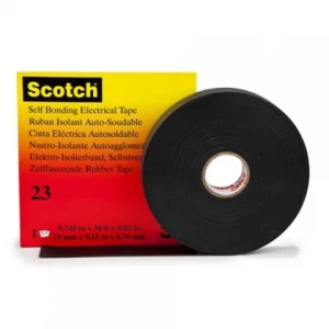 CINTA DE GOMA SCOTCH 23 19MMX9,2MTS  3M REF HT00200741-3