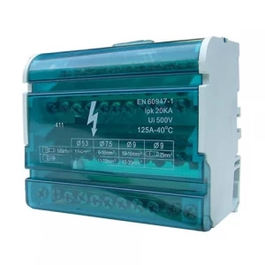 REPARTIDOR TETRAPOLAR 125A 11 CONTACTOS LEGRAND REF.37395