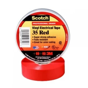CINTA AISLADORA SUPER 35 19MMX20M ROJA 3M REF 8061083390-9