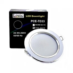 foco led embutido 9w borde niquel 220v luz fria
