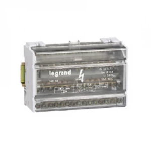 REPARTIDOR TETRAPOLAR 100A 5CTOS DE 5MM Y 2 DE 25MM LEGRAND REF 04884
