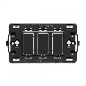 SOPORTE  PLASTICO 3 MODULOS MODELO MAGIC BTICINO  REF 503R