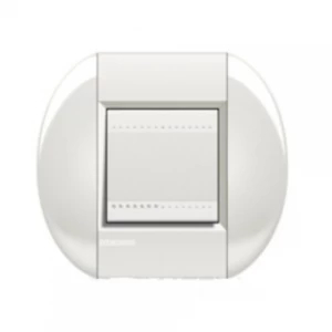 PLACA 2P BLANCA ELIPTICA BTICINO COD REF LNB4802BI