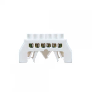 BARRA CONEXION RIEL DIN AISLADA BLANCA 6X16MM - LEXO