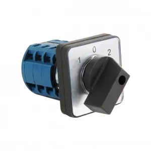 Conmutador-selector embutido (1-0-2) 3x63 AMP