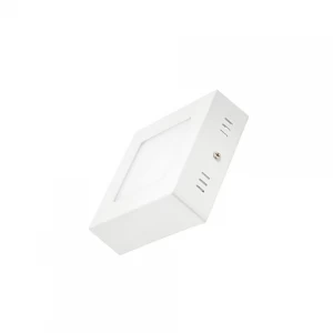 Plafon Led Cuadrado 6W Blanco Empavonado Luz fria