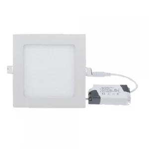foco led embutido 12w jie cuadrado luz fria