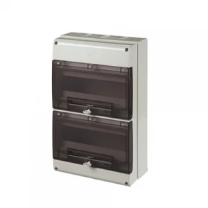 Tablero Plastico Sobrepuesto 24 Circuitos Ip 66 400x256x140 Scame