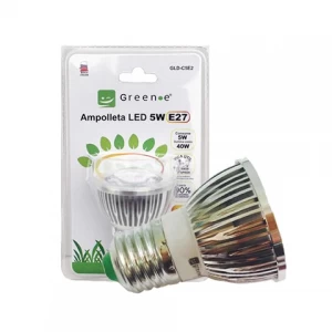 AMPOLLETA LED DICROICA 5W E-27 CALIDA 220V-