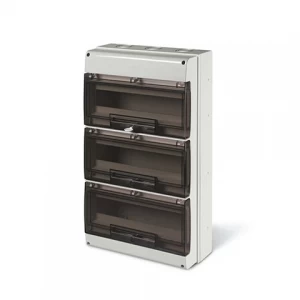 Tablero Plastico Sobrepuesto Ip66 Circuito 550x328x140 Scame.