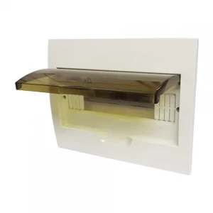 TABLERO PLASTICO EMBUTIDO 12 CIRCUITOS P/ TRANSPARENTE-GLOBALTRONIC