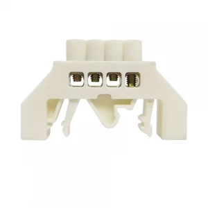 BARRA CONEXION RIEL DIN AISLADA BLANCA 4X16MM-MGC