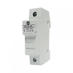 PORTAFUSIBLE 1 POLO 32A 10X38MM 2A 1A 100K 690V-TUN