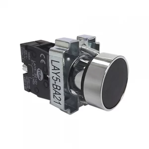 PULSADOR PARTIDA NEGRO 22 MM 1NA-TUN