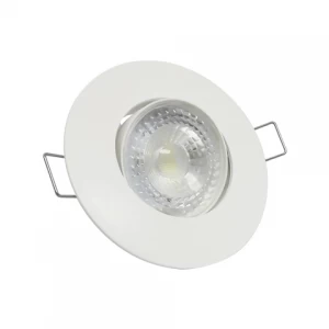 foco led embutido 5.5w Globaltronic redondo basculante luz calida