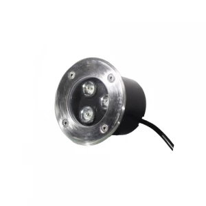 FOCO PISO LED EMBUTIDO 100MM 3W LUZ FRIA - JIE