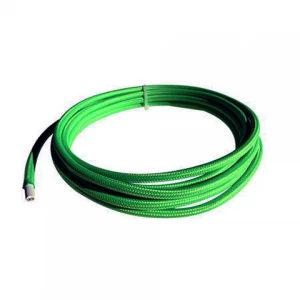 Cable Textil Forrado Color Verde