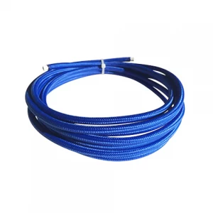Cable Textil Forrado Color Azul