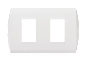 PLACA 2 MODULOS MODUS STYLE BLANCA BTICINO REF AE5S2EB