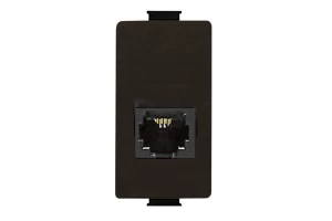 CONECTOR TELEFONICO RJ11 - GRIS MORO BTICINO  REF AM5982CG