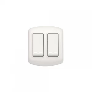 Casquete + Int. Doble (9/15) - Blanco Bticino Cod Ref Cal1200bn