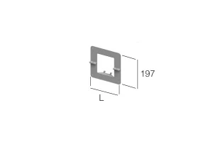 ADAPTADOR DE MONTAJE VERT. - LEGRAND REF CM250260
