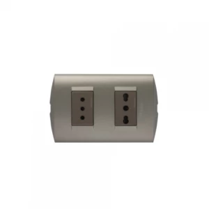 Enchufe Doble 10a+10/16a Terra Mink Modus Style Bticino Ref Ae2288egti