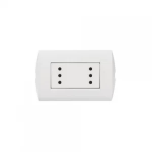 Enchufe Doble Modus Style Blanco 10a - Bticino Ref Ae2113e2b