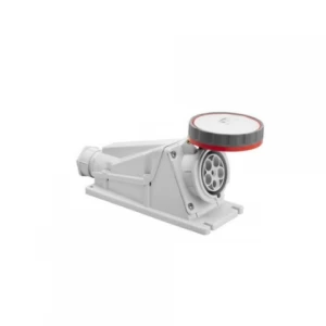 Enchufe Hembra Sobre 380v 63a Libre Halogeno 3p+n+t Ip67 Gewiss Ref Gw63527