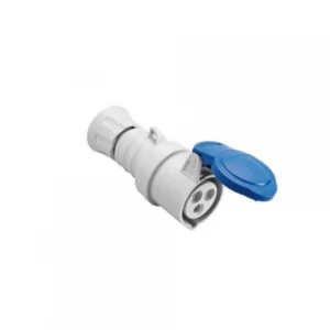 Enchufe Hembra Volante 220v 16a 2p+t Ip44 Az Lm Gewiss Ref Gw62004fh