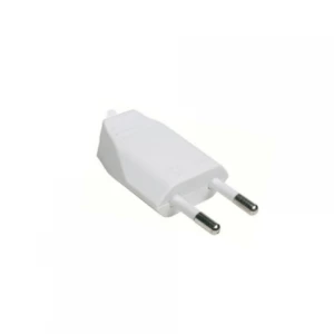 Enchufe Macho Practico 2p 10a 250v Blanco