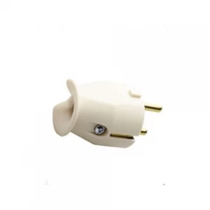 Enchufe Macho Schuko Volante 2p+t 16a Blanco Gewiss