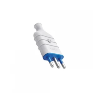Enchufe Macho Volante 16a 2p+tc Blanco Gewiss Ref Gw28005