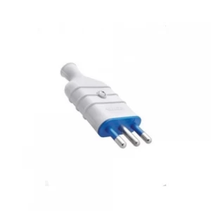 Enchufe Macho Volante 2p +t 10a Blanco Gewiss Gw28003