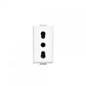 Enchufe Matix 2p  T Blanco 10a /16a 250v Bticino Ref Am5180