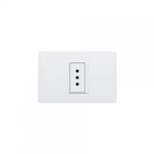 Enchufe Simple Luzica Blanco 10a 250v Bticino Ref Pu1113