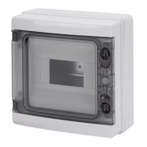 TABLERO SOBREPUESTO 8 CC IP65 P/CIEGA LIBRE HALOGENO GEWISS REF GW40102