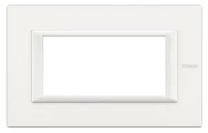 PLACA 4 MOD. BLANCO AXOLUTE BTICINO REF HA4804HD