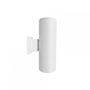 APLIQUE EXTERIOR BIDIRECCIONAL BLANCA PARA 2 AMP. E27-JIE