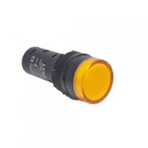 LUZ PILOTO LED 16MM AMARILLO