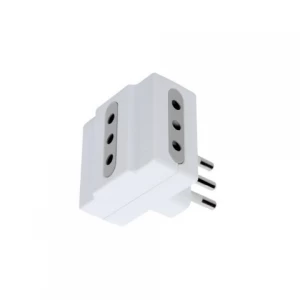 ADAPTADOR TRIPLE 2P+T 10A BLANCO