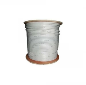 CABLE COAXIAL BLANCO RG-6 100% MALLA (rollo 305 mts.)