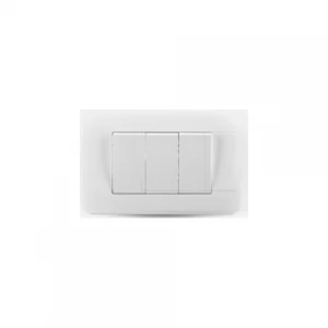 Interruptor Triple 9/32 10a 250v Blanco Lexo