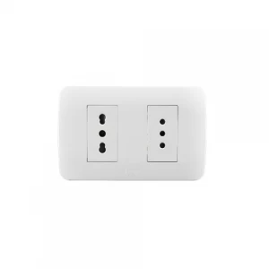 Enchufe Doble 10/16a 250v Blanco Lexo