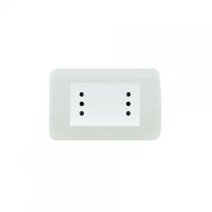 Enchufe Doble Duplex 10a 250v Blanco Lexo